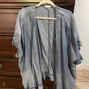 Denim cardigan